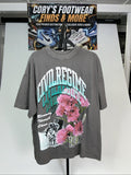 Civil Regime Gray Graphic Blooming Through Chaos tee short sleeve Men’s Large Unisex , , , Long Sleeve Tee