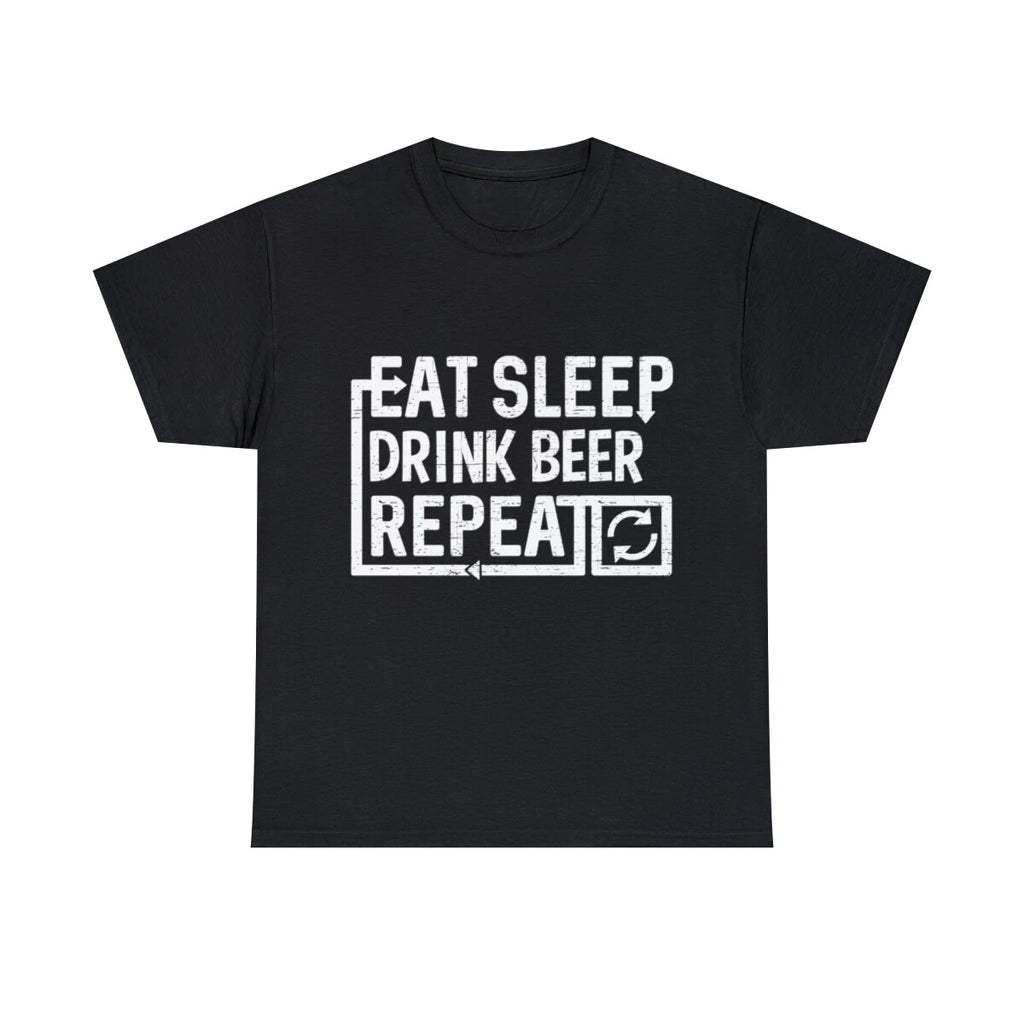 Eat Sleep Drink Beer Graphic Tee Shirt, S-5XL