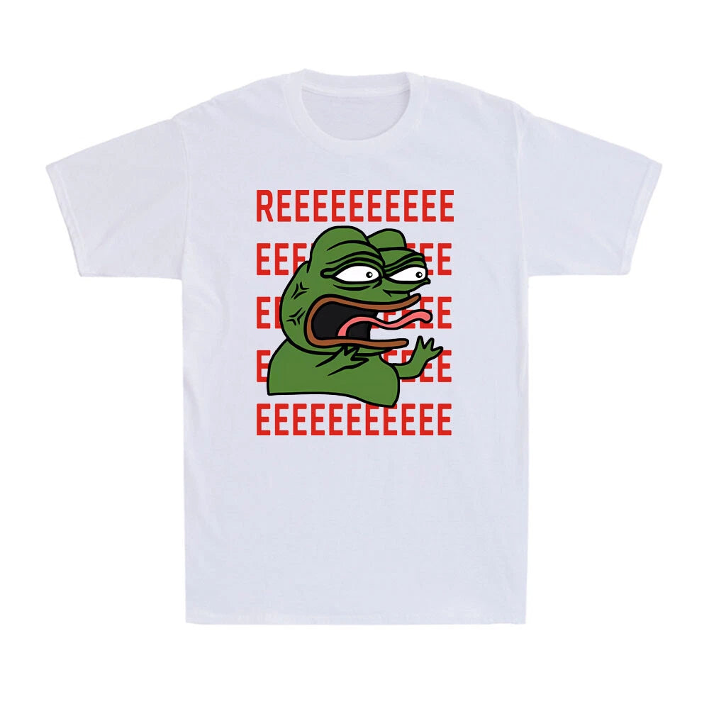 Pepe The Green Frog Animal Reeee Dank Meme Funny Novelty Gift Men's T-Shirt