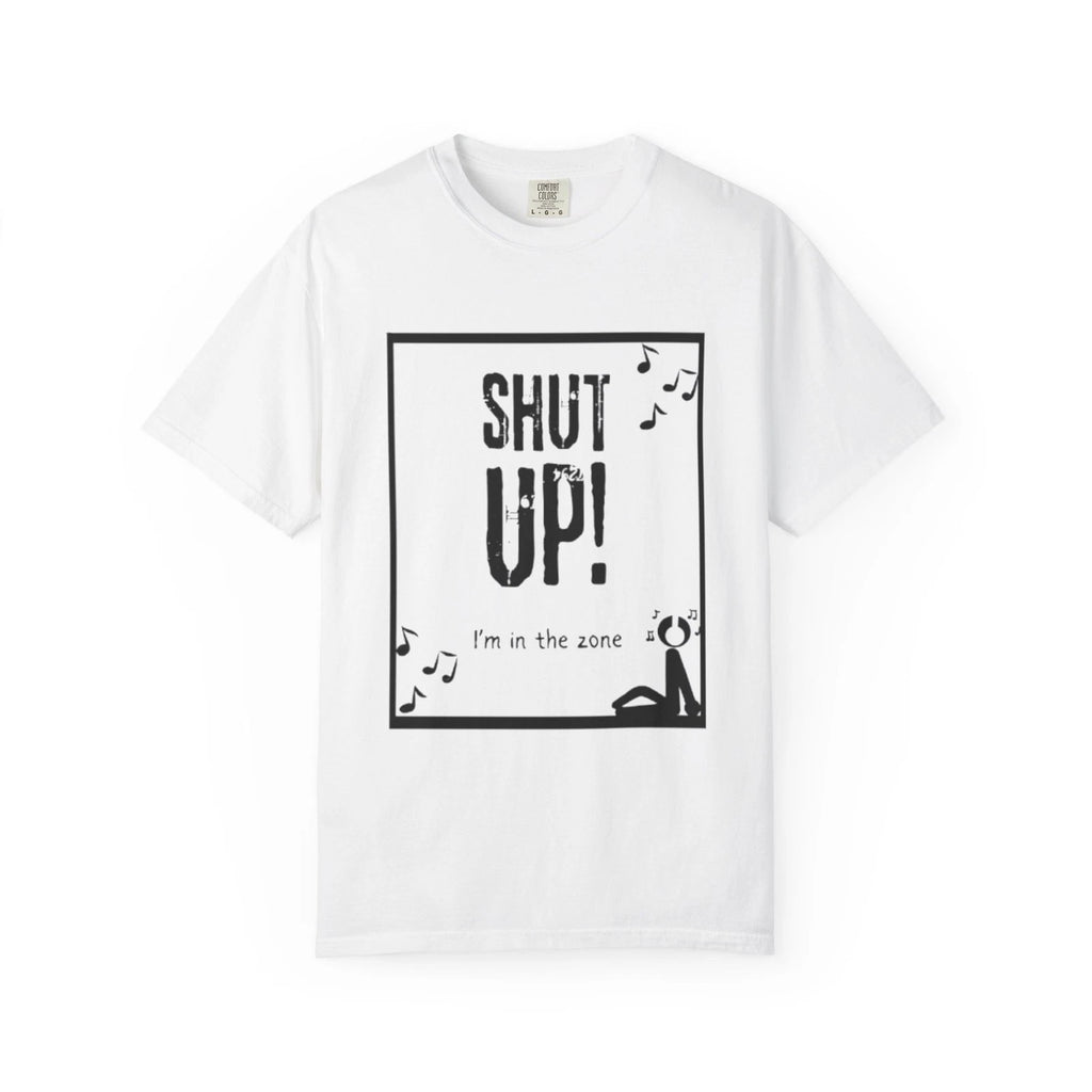 Funny Quote Music Zone T-shirt