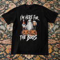 I’m Here for the Boos Halloween Shirt Funny Ghost Pumpkin Beer Tee