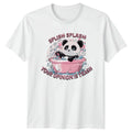 Splish Splash Your Opinion Is T-Shirt Sarcastic Panda Birthday Gift