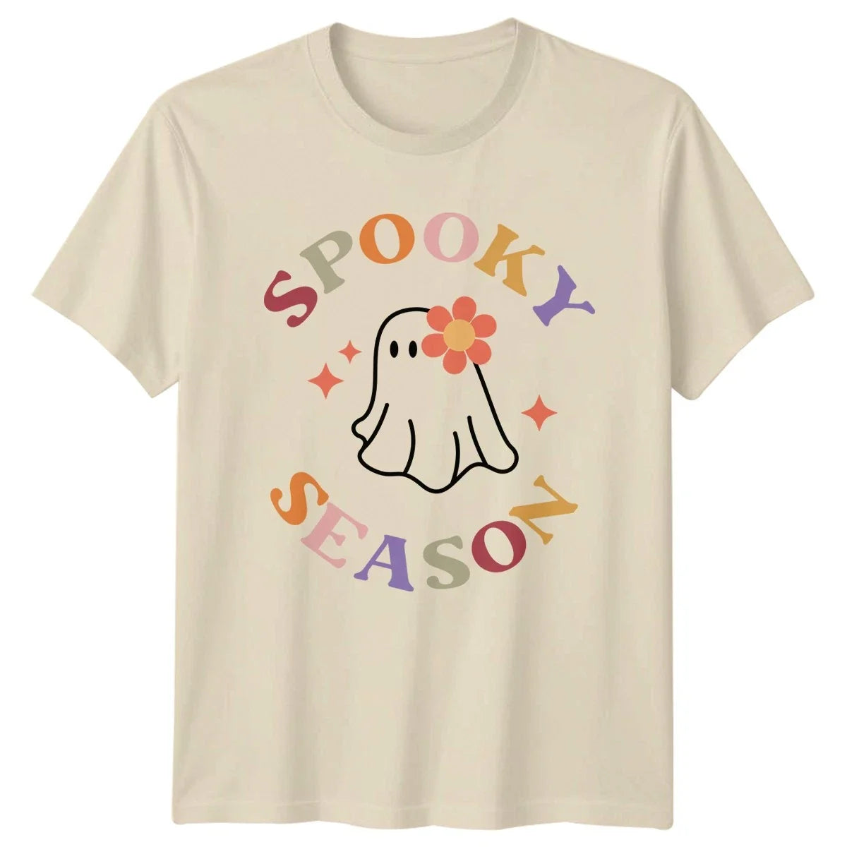 Spooky Season Womens Cute Ghost Halloween Halloween Gift For Her Unisex , , , Long Sleeve Tee