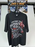 Allegory Threads of Tales Black Graphic T Size XL, Devour Your Humanity Unisex , , , Long Sleeve Tee