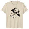 Cute Vampire Cat Spooky Kitty Halloween Cats Gift For Him And Her Unisex , , , Long Sleeve Tee
