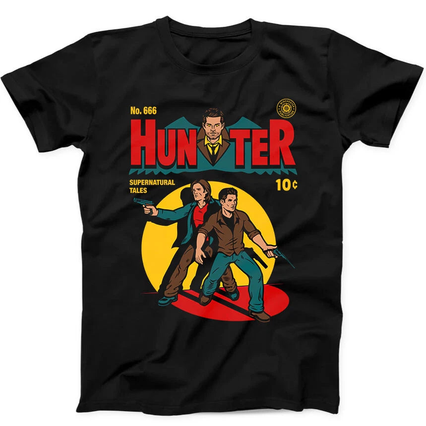 Hunter Comic Supernatural Best Seller Funny Retro Gift Tee  T Shirt 4