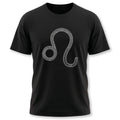 Leo Zodiac Tattoo Style Symbol | Astrology Sign Graphic Tee Unisex , , , Long Sleeve Tee