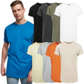 Urban Classics Long Shaped Turnup Tee Basic runder Saum Herren Men S-XXL Unisex , , , Long Sleeve Tee
