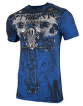Xtreme Couture By Affliction Men's GRAVE MAKER Skull Cross S-5XL Unisex , , , Long Sleeve Tee