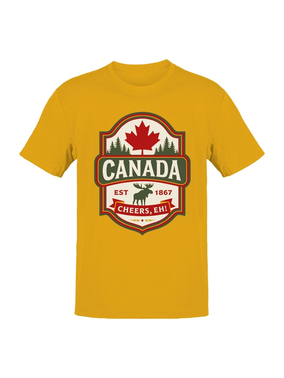Canada Cheers Eh! Vintage Design Men's Unisex , , , Long Sleeve Tee