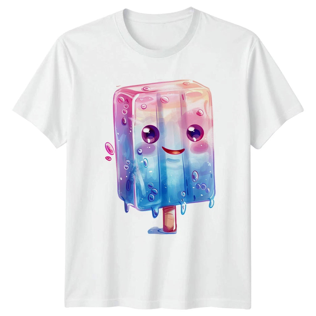 Kawaii Popsicle T-Shirt Summer Dessert Gift For Him And Her