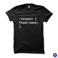 Titanic code tshirt - web designer, css, html, web developer Unisex , , , Long Sleeve Tee