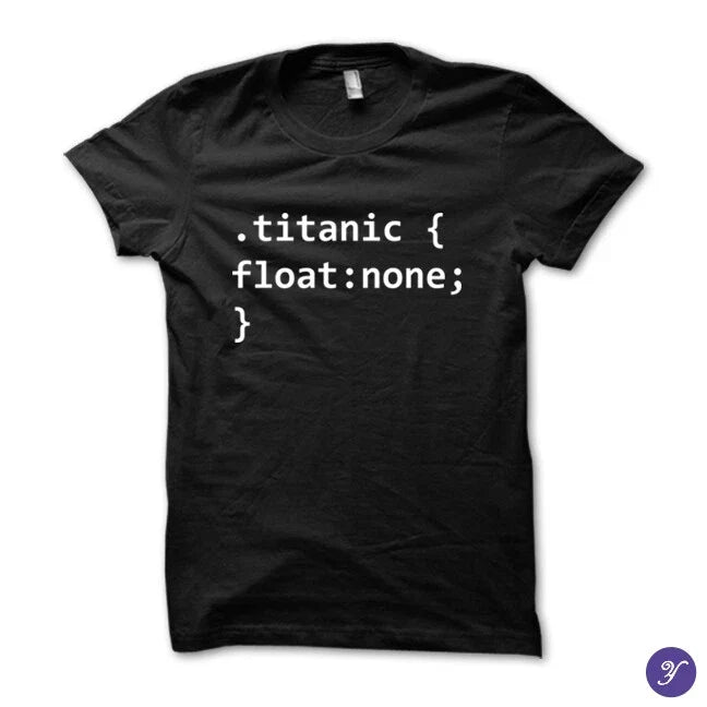 Titanic code tshirt - web designer, css, html, web developer Unisex , , , Long Sleeve Tee