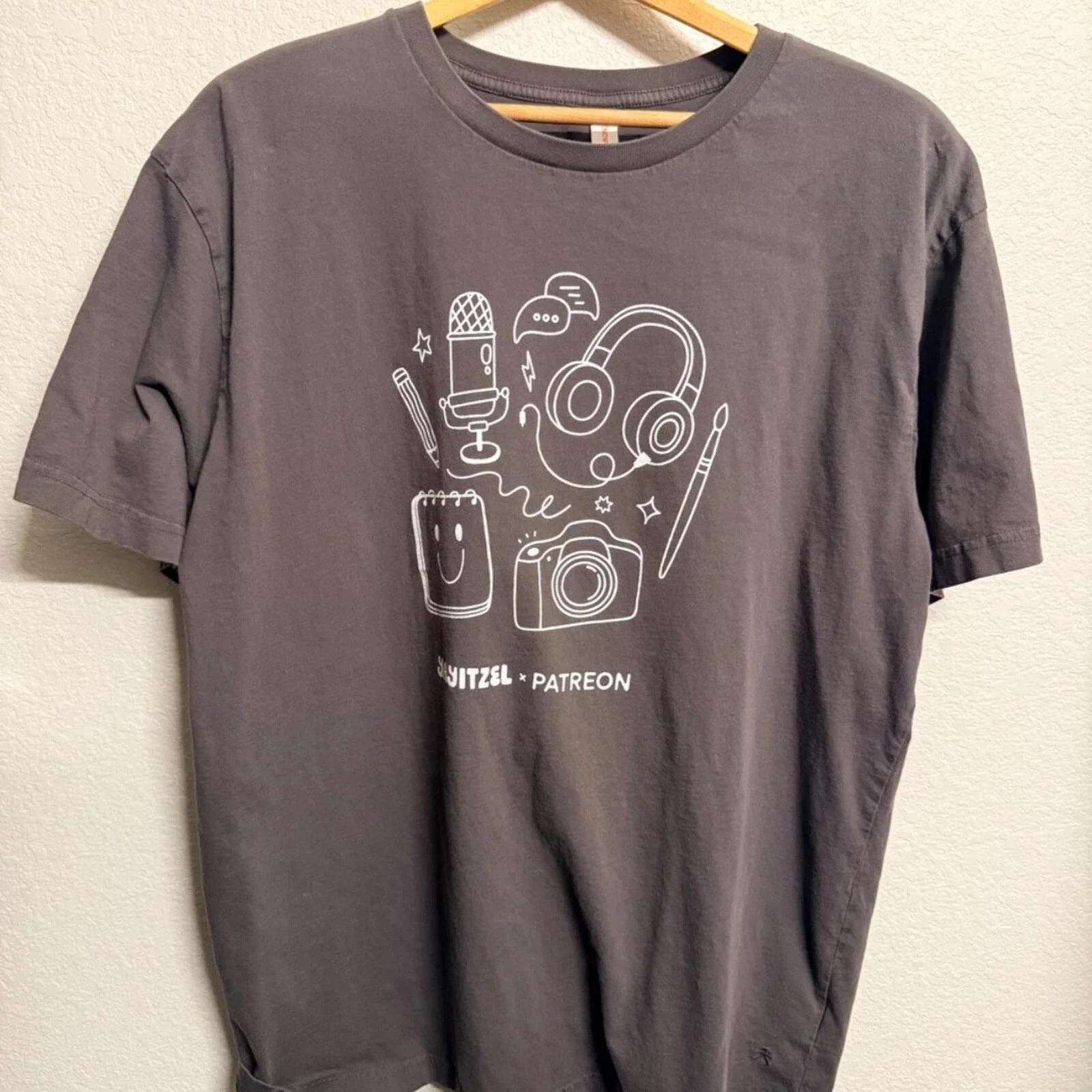 Jajitzel x Patreon Creator Graphic Tee 2XL Minimalist Shirt Unisex , , , Long Sleeve Tee