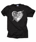 Mechanical Heart Creative Stylish Tee Shirt Robot Heart Unisex , , , Long Sleeve Tee