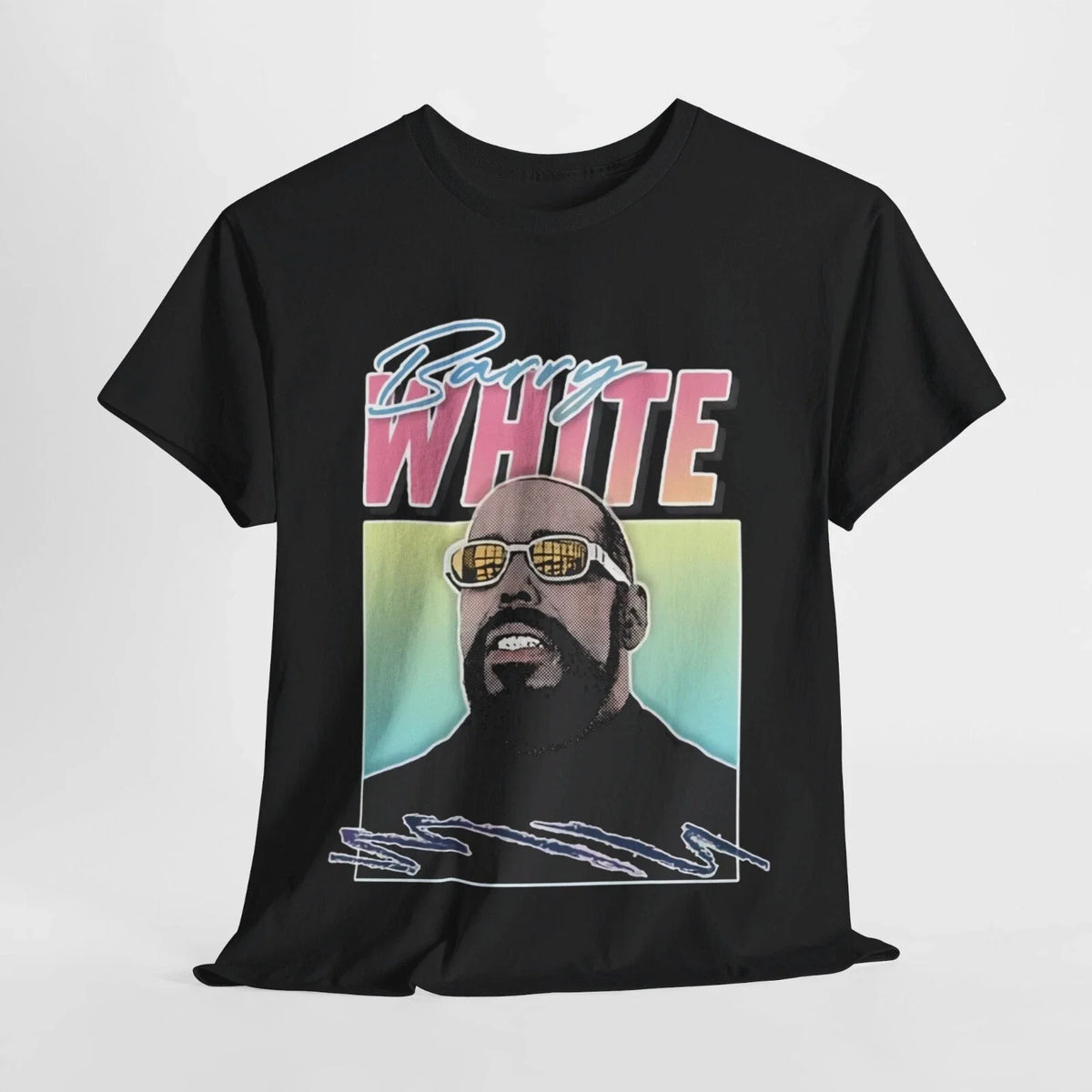 New Barry White -Soul Aesthetic Fanart Black Tee shirt S-2XL Nice Good Unisex , , , Long Sleeve Tee