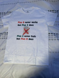 Winter White Funny T-Shirt for novelty or home Large