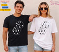 Unisex Lucky in Love Heart Dice T shirt Men T shirt Women valanity day Romantic
