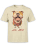 FANTUCCI Licks Loaded | Funny Happy Dog Graphic Tee | Unisex Unisex , , , Long Sleeve Tee