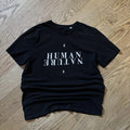 Human Natire Creative Agency Promo Graphic T Shirt Black Minimalist Mirror Logo Unisex , , , Long Sleeve Tee