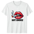 Hot Smoke Lips Smoking Pop Art T-Shirt