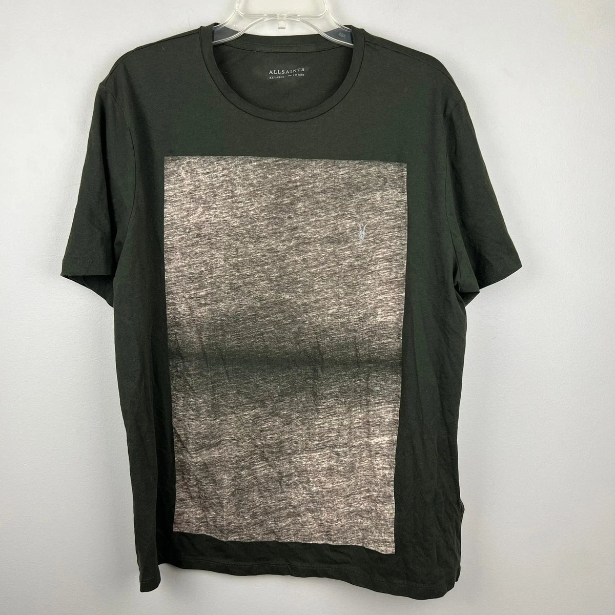 AllSaints Men's Brace Graphic Print Tee Size XXL Unisex , , , Long Sleeve Tee