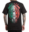 Sullen Pin Up Street Life Americana Punk Tattoo Art Mens Tee DE LA MUERTE MEX Unisex , , , Long Sleeve Tee