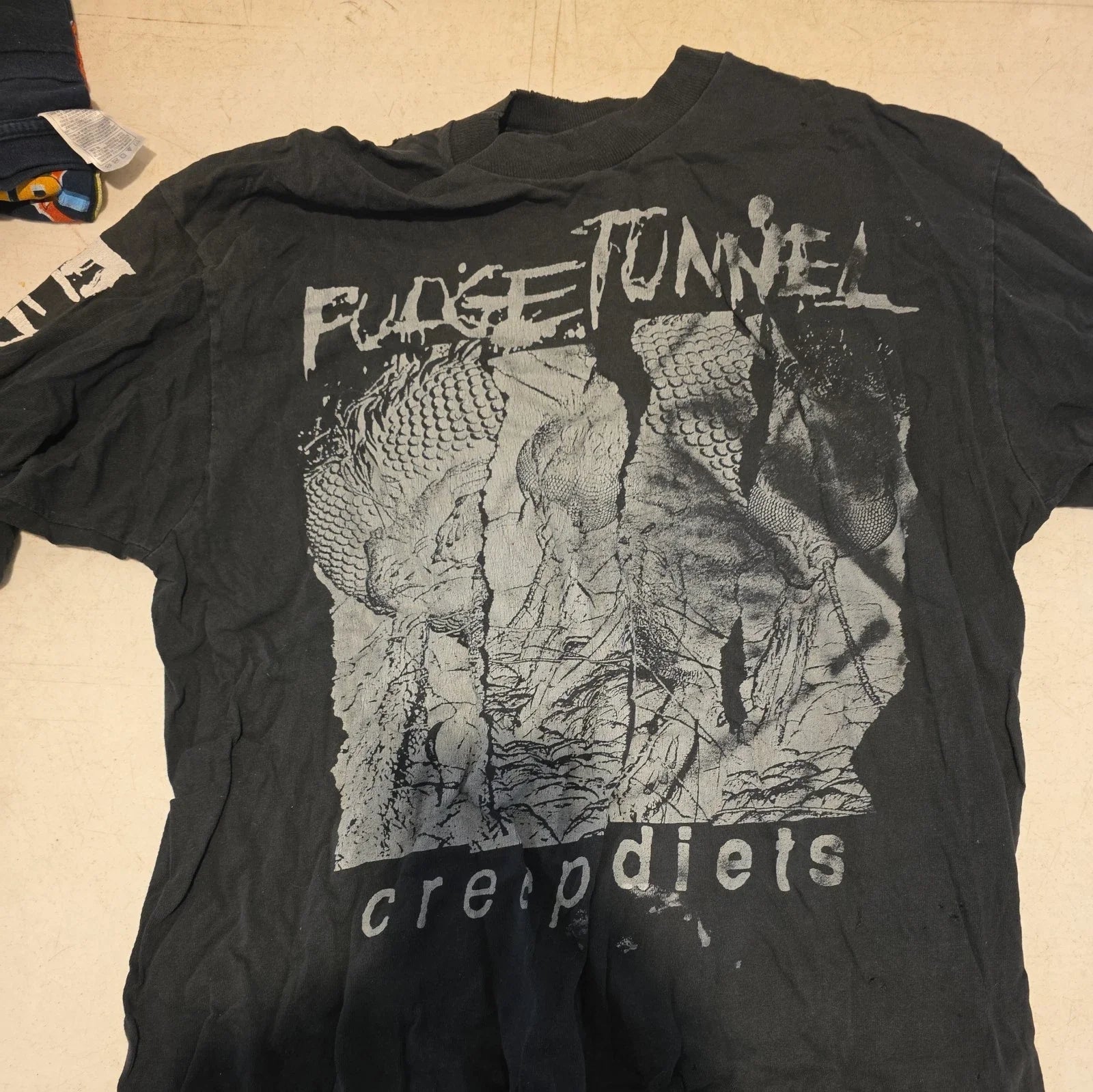 Vintage 90s Grunge Fudge Tunnel Creep Diets Kill Murder Conquer God Shirt SS XL Unisex , , , Long Sleeve Tee