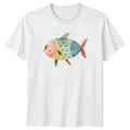 Cute Watercolor Fish Marine Wildlife Gift For Him And Her Unisex , , , Long Sleeve Tee