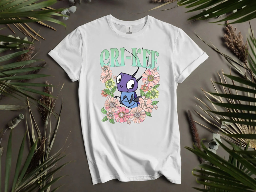 Cri Kee Floral Retro Mulan T Lucky Cricket Hoodie Tshirt Men Women Unisex AD207