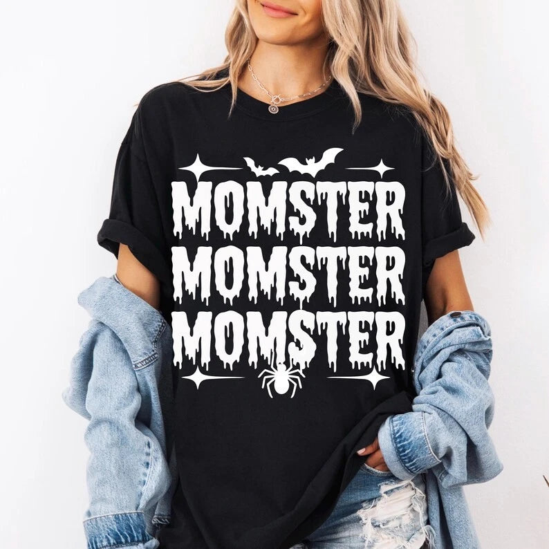 Momster Shirt, Momster Halloween Shirt, Momster Shirt, Halloween Shirts for Wome