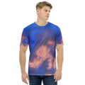 “Blue Sky Sunset” Men's Graphic Unisex , , , Long Sleeve Tee