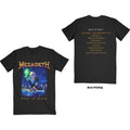 Megadeth Rust in Peace Vintage Thrash Metal Album Art with Back Tracklis Unisex , , , Long Sleeve Tee