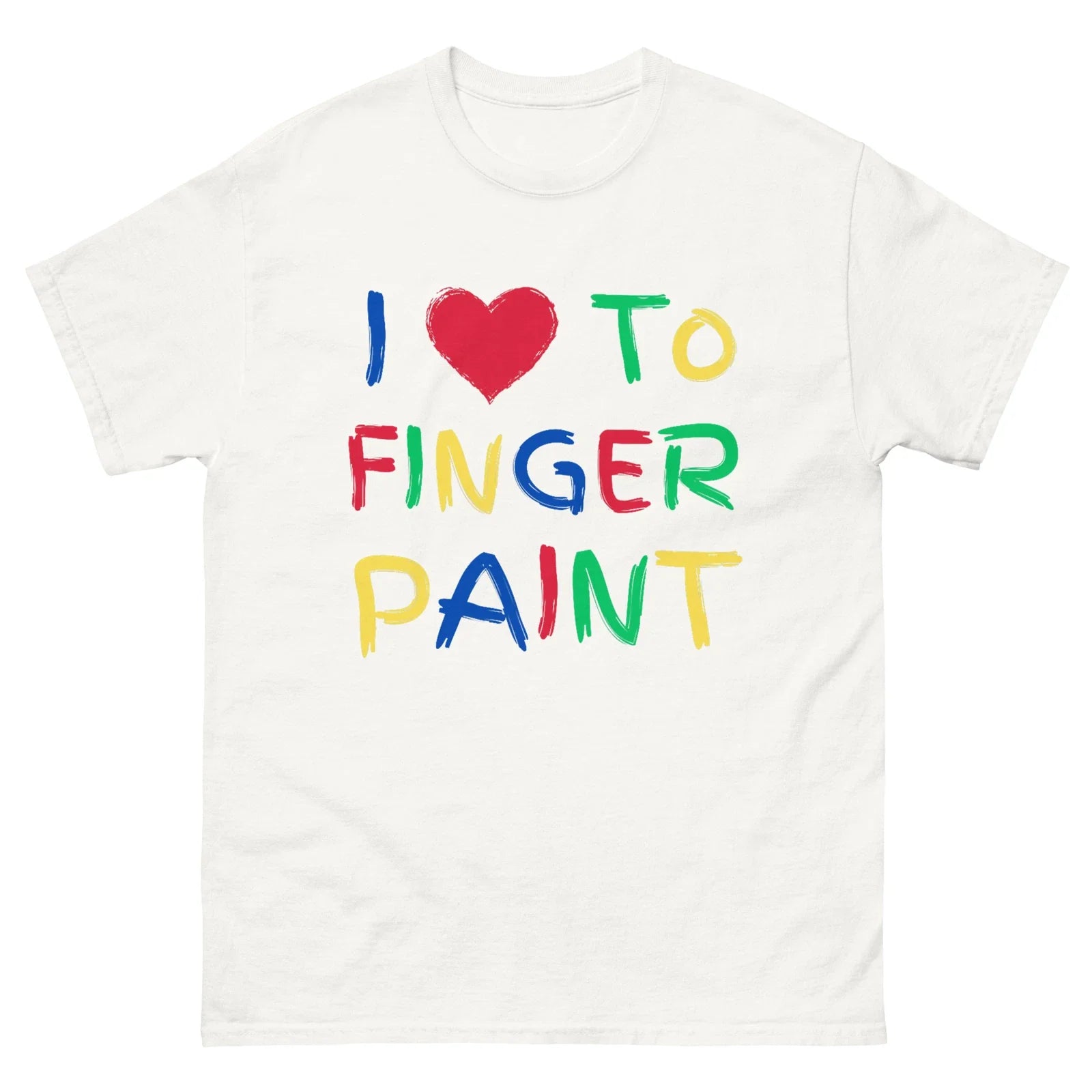 I Love To Finger Paint Couple Valentine day Cute Heart love Unisex , , , Long Sleeve Tee