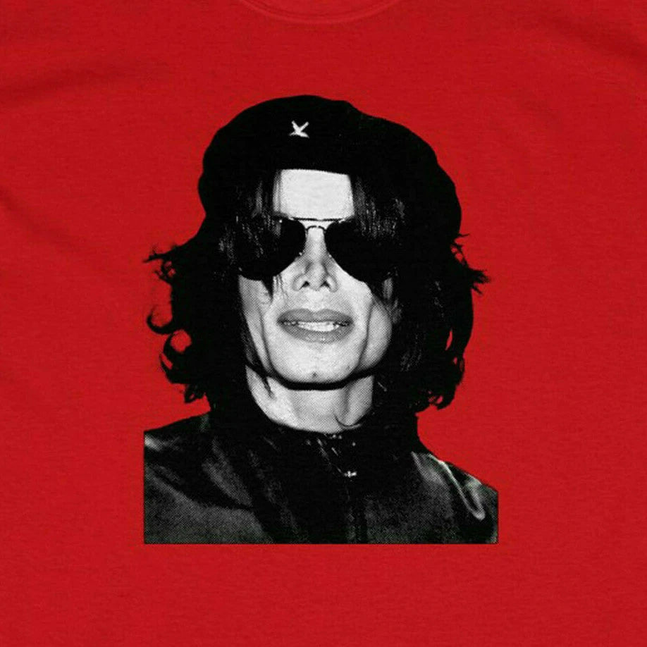 Che Michael T-Shirt - jackson mashup guevara street art banksy