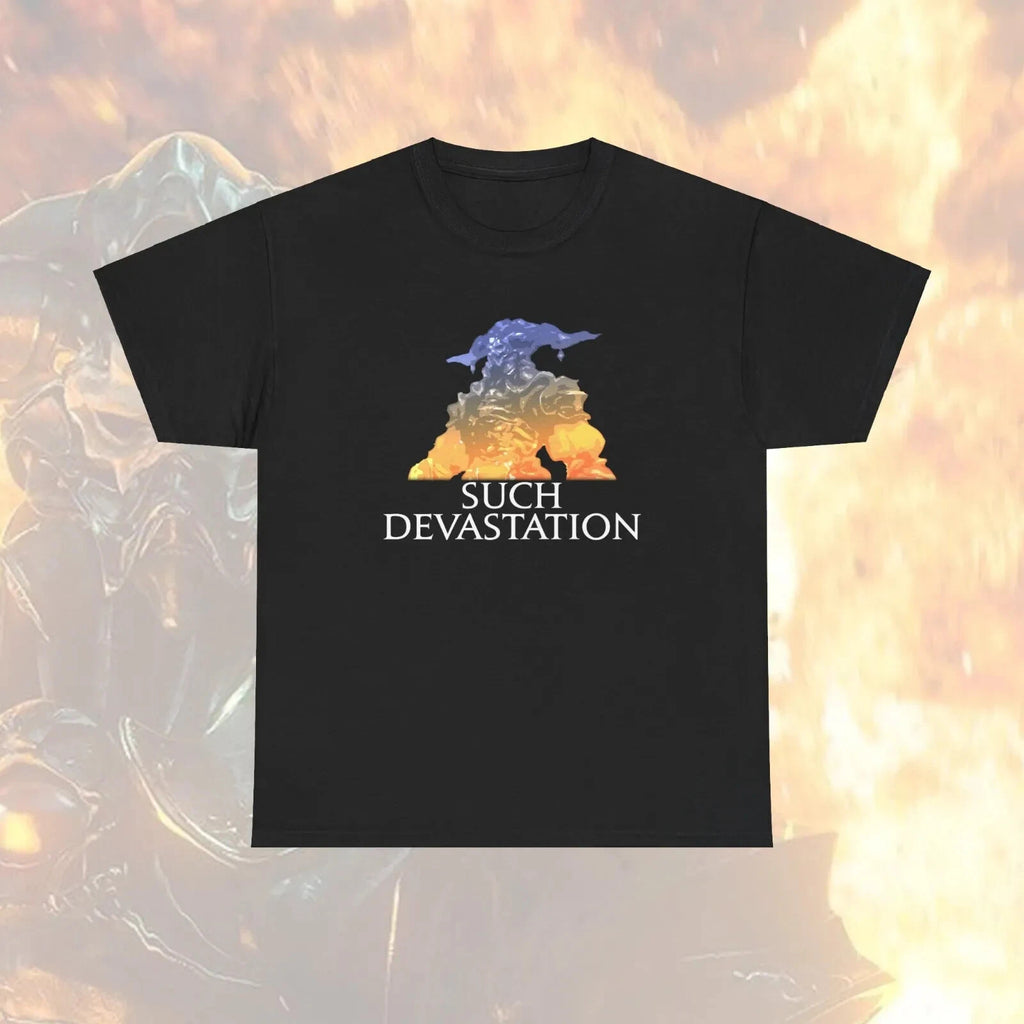Such devastation FFXIV MMORPG funny meme quote unisex T-shirt