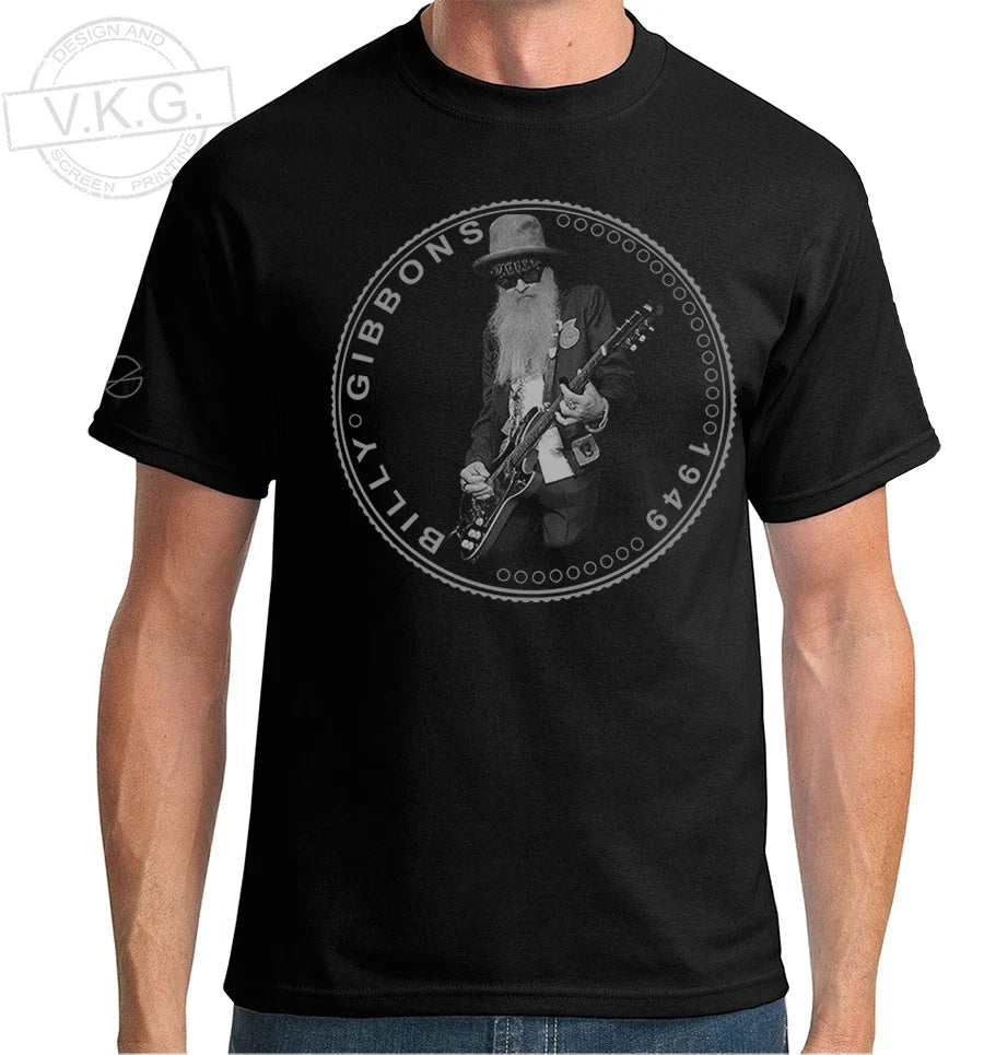 BILLY GIBBONS ( Rev Willie G ) of ZZ TOP , Cool Coin T shirt by V.K.G. Unisex , , , Long Sleeve Tee