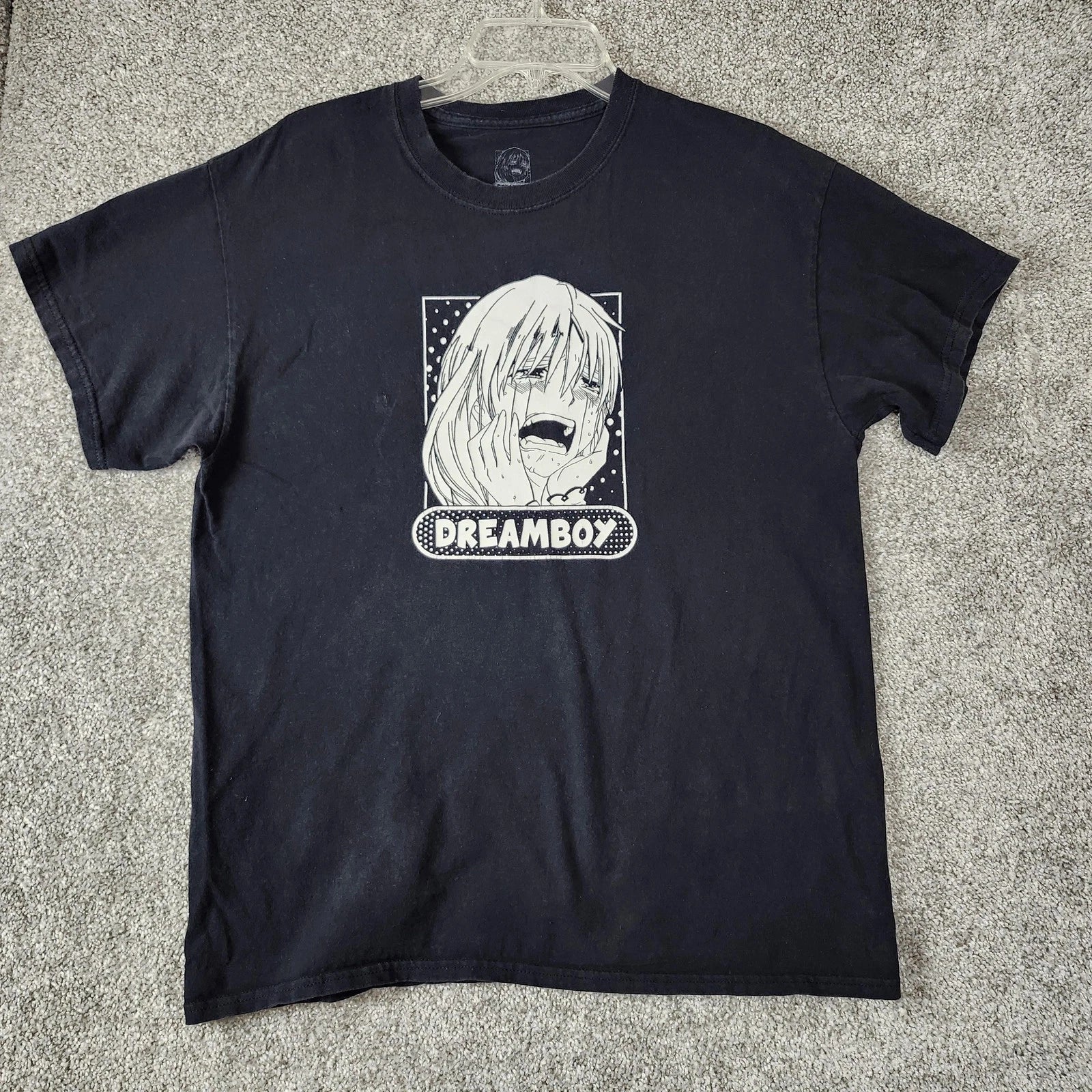 Dreamboy Shirt Mens Large Black Anime Manga Graphic Tee Cartoon Street Aesthetic Unisex , , , Long Sleeve Tee