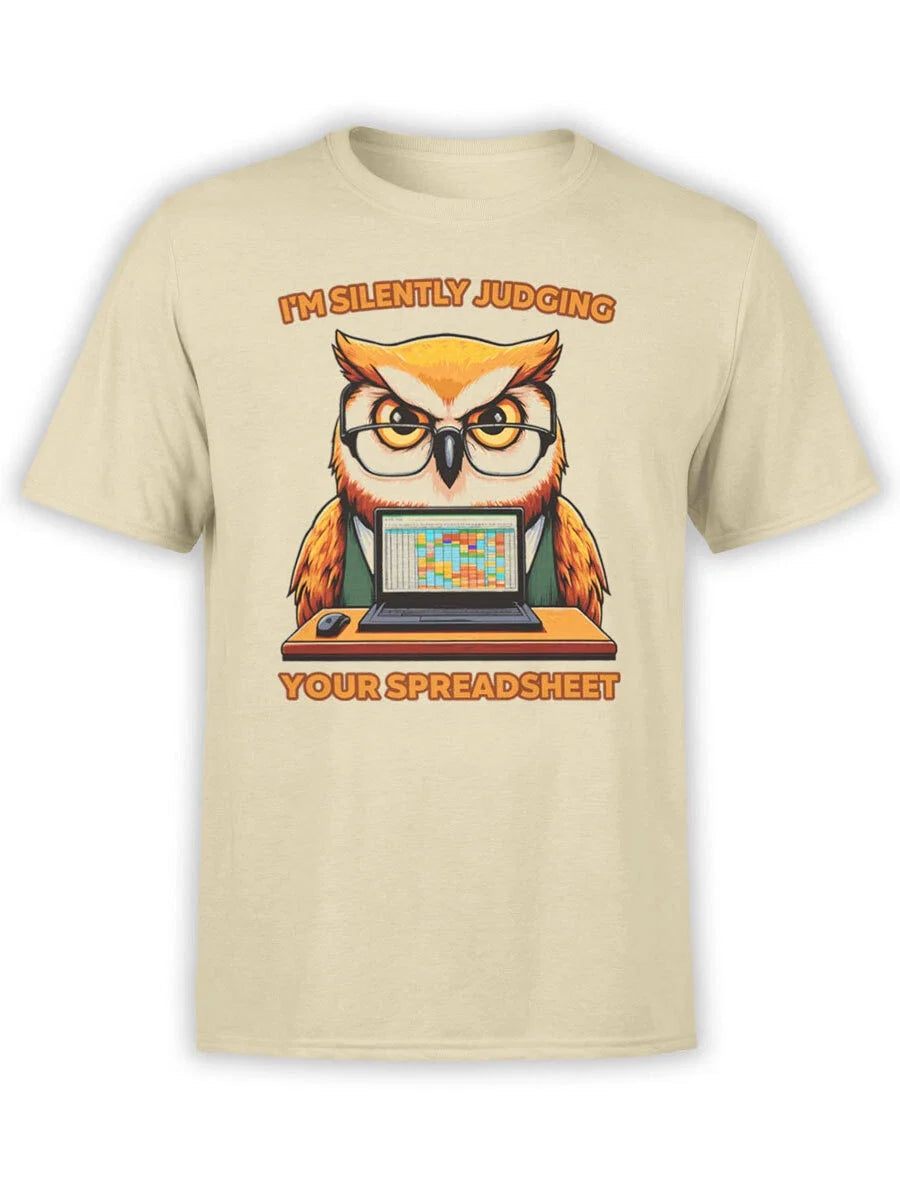 FANTUCCI Accountants Collection | Judgmental Owl | Unisex Unisex , , , Long Sleeve Tee