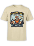 FANTUCCI Builder Collection | Measure Twice Swear Once Cut Anyway Unisex , , , Long Sleeve Tee