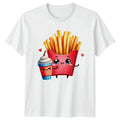 We Go Together Like Fries T-Shirt Kawaii Foodie Fast Food Valentines Day Gift
