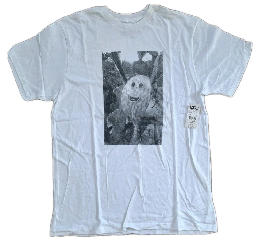 Vans New Mens White HEFE Graphic Print Short Sleeve Shirt Size Large Unisex , , , Long Sleeve Tee