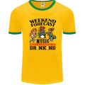 Music Weekend Forecast Alcohol Beer Mens Ringer T-Shirt FotL