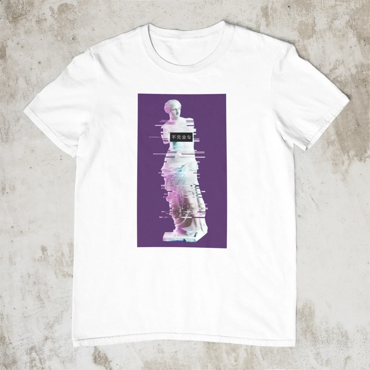 Aphrodite Aesthetics Vaporwave Japanese Art Printed Cotton Men's Top Tee Unisex , , , Long Sleeve Tee