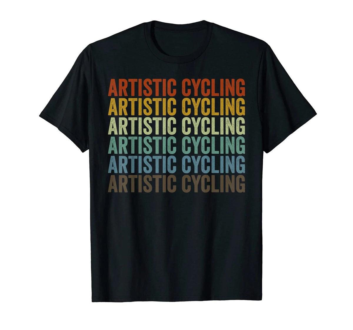 Artistic Cycling Sports Retro Unisex , , , Long Sleeve Tee