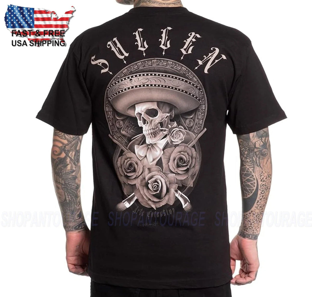 Sullen Art Collective Sicario Standard Fit SCM5608 Short Sleeve Men`s Unisex , , , Long Sleeve Tee
