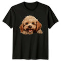 Cute Poodle Dog Breed Graphic Pet Portrait Animal Lover Unisex , , , Long Sleeve Tee