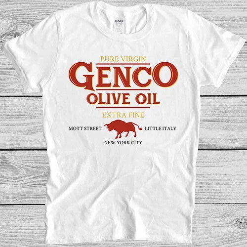 Genco Olive Oil Godfather Extra Virgin Retro Funny Meme Gift Tee T Shirt M1205