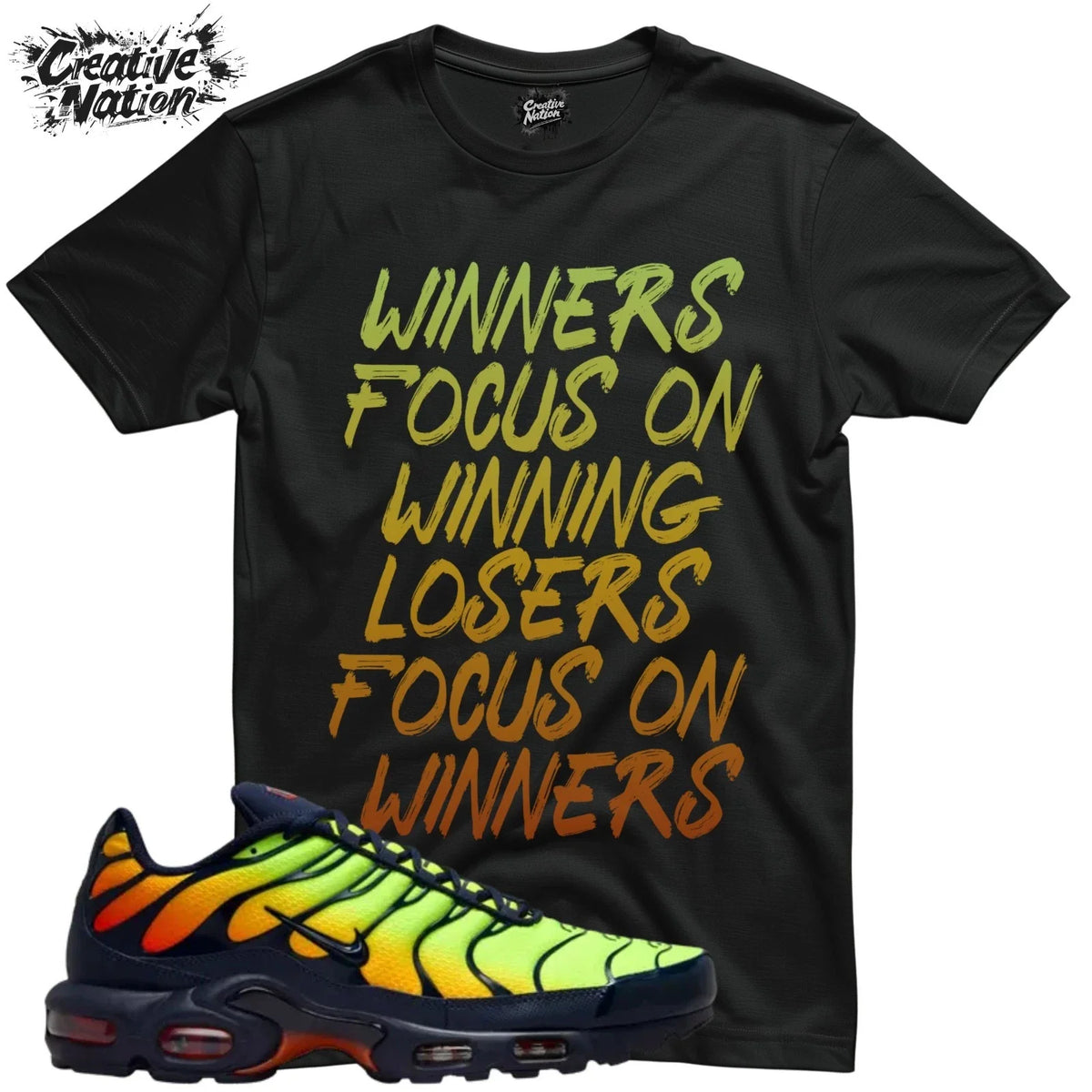 Shirt To Match Air Max Plus Lemon Venom Unisex Tee Gym Shirt Sneaker Shirt Unisex , , , Long Sleeve Tee
