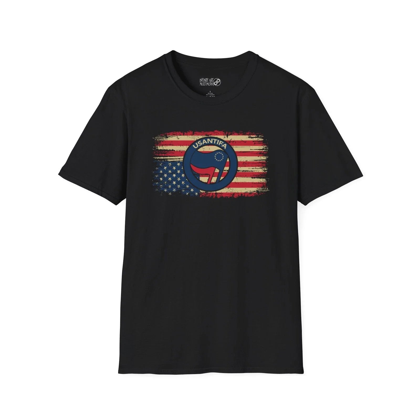ANTIFA / USANTIFA • Antifascist • Anti-Trump • Pro-America Unisex , , , Long Sleeve Tee